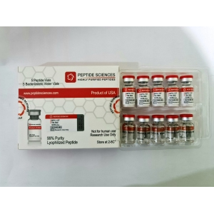 Peptide Sciences BPC-157 + TB-500 + GHK-Cu Combo Set (10/10/40 mg) 5 Flakon Set + Antibakteriyel Su