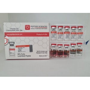 Peptide Sciences Mod GRF (1-29) + Ipamorelin + GHRP-2 Combo (3 mg / 3 mg / 3 mg) – 5 Flakon Set + Antibakteriyel Su