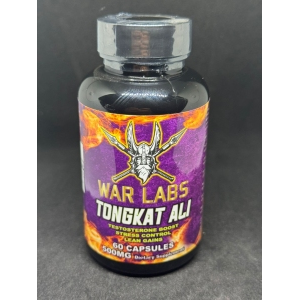 War Labs Tongkat Ali 500 mg – Testosteron & Libido Desteği | Enerji, Performans ve Stres Kontrolü | 60 Kapsül