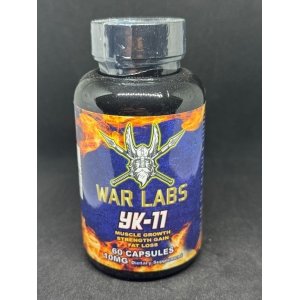 War Labs YK-11 10 mg – Kas Gelişimi & Güç Artışı | Lean Kütle ve Recomp Desteği | 60 Kapsül